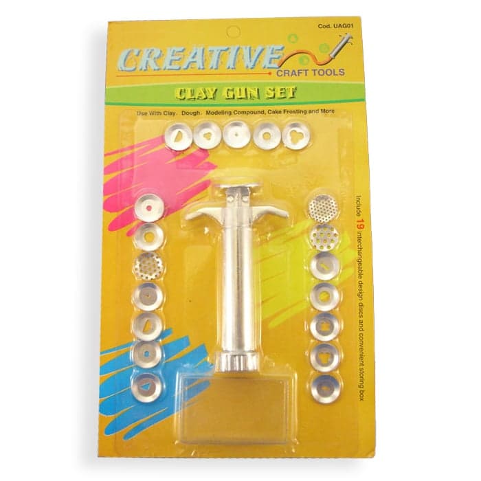 CLG01 Clay Gun Mini Extruder with Die Set