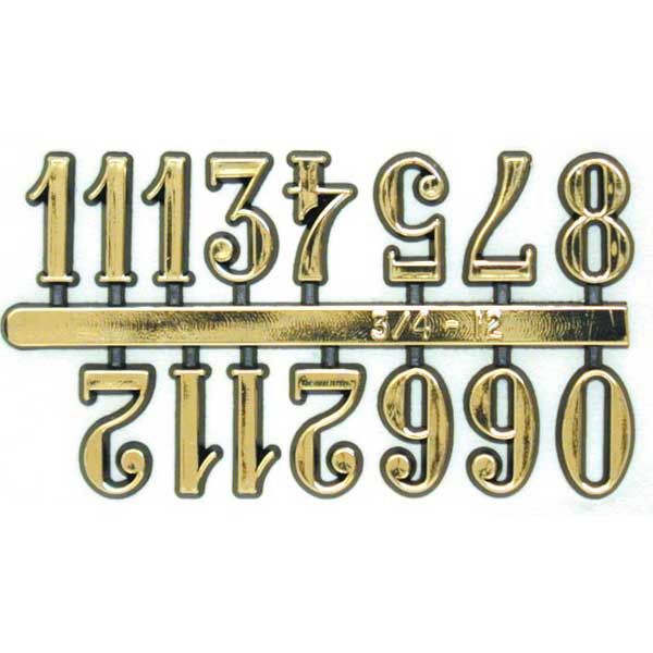 Set of 12 Arabic Numbers