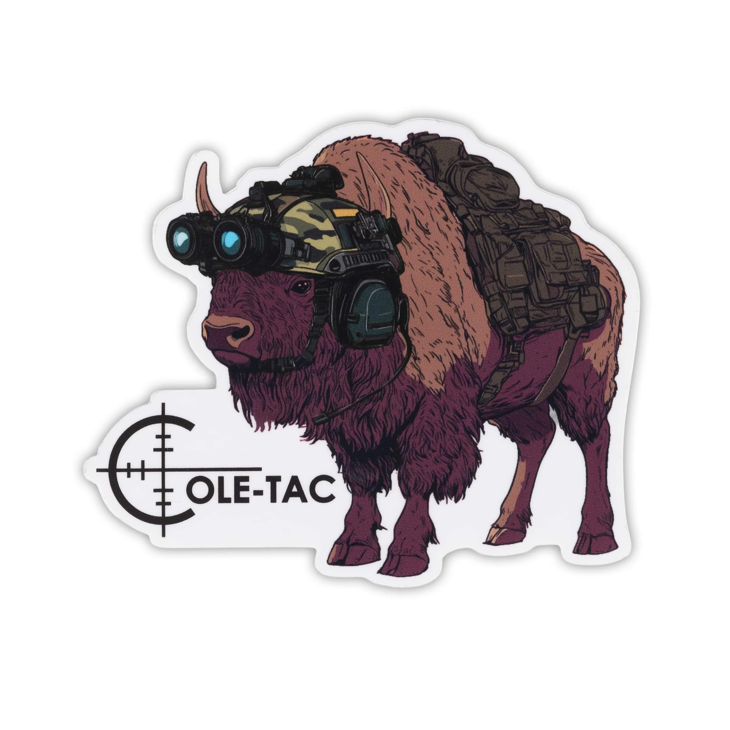 Sticker Tactical Bison