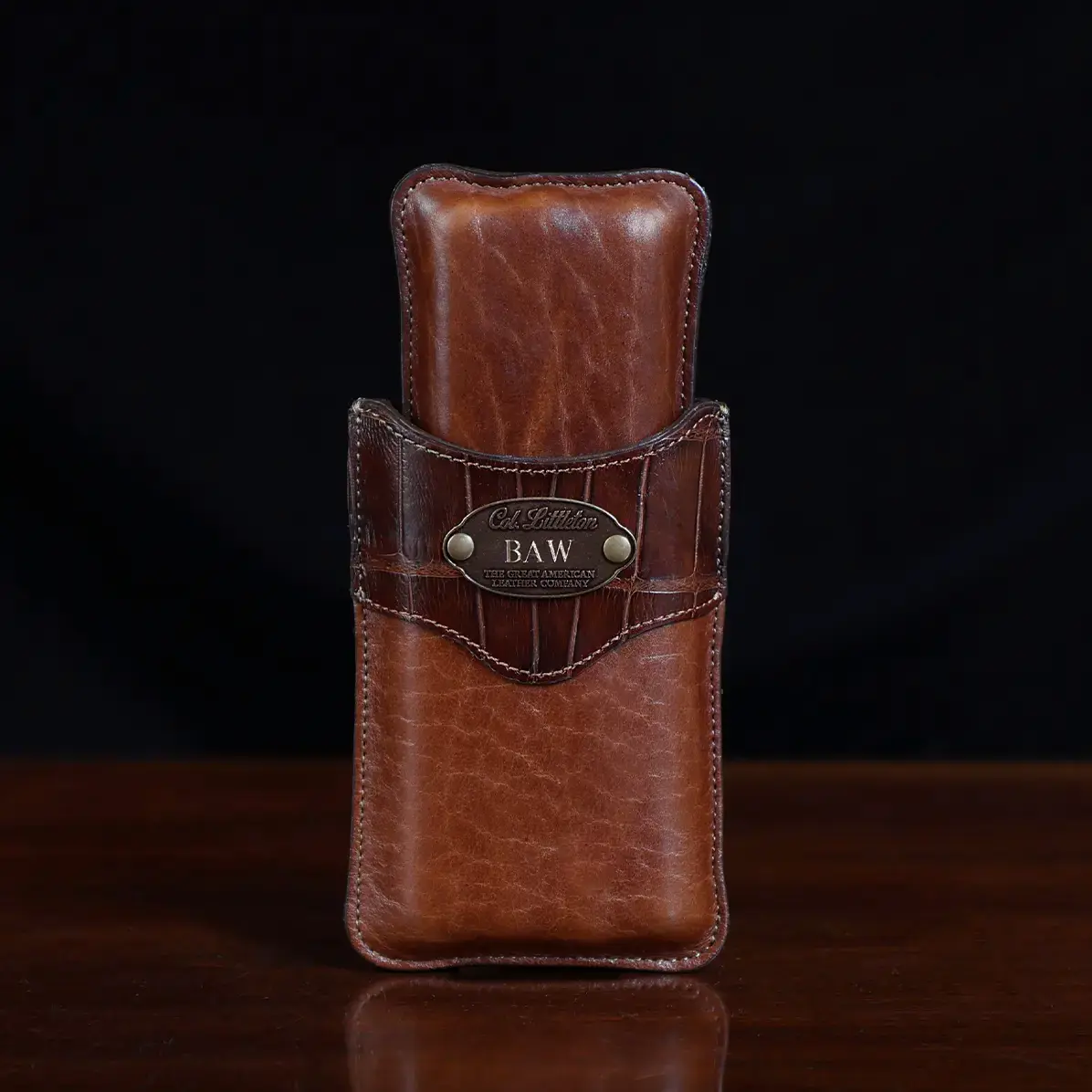 Leather Cigar Case - thumbnail 2
