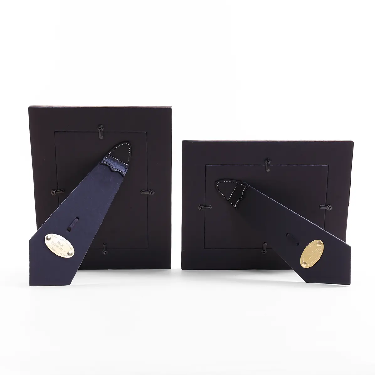 No. 10 Full-Grain 5×7 American Steerhide & Buffalo Leather Picture Frame - thumbnail 3