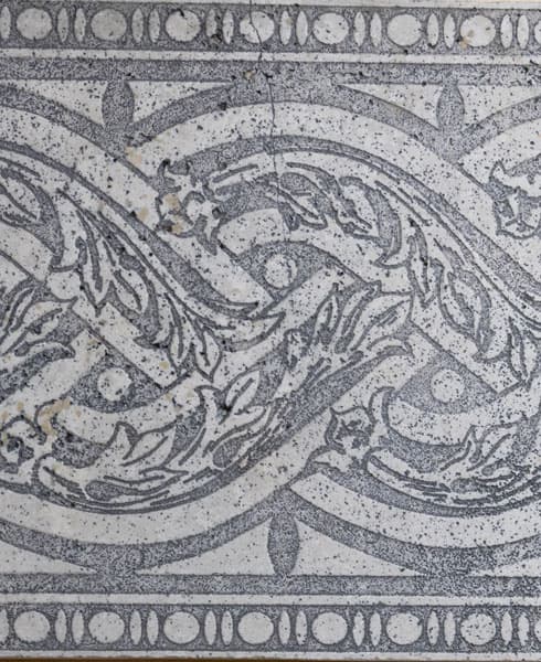 Borghese Sepia Border 6″ x 12″ x ⅜”