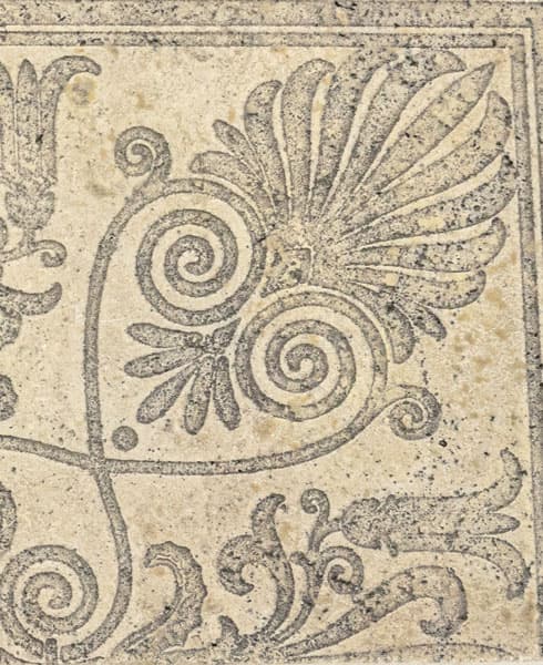 S-042 Sepia Deco 4″ x 4″ x ⅜”