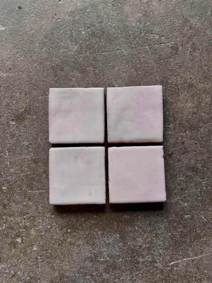 Rosa Pastello Terracotta 4”x4”x5/8”