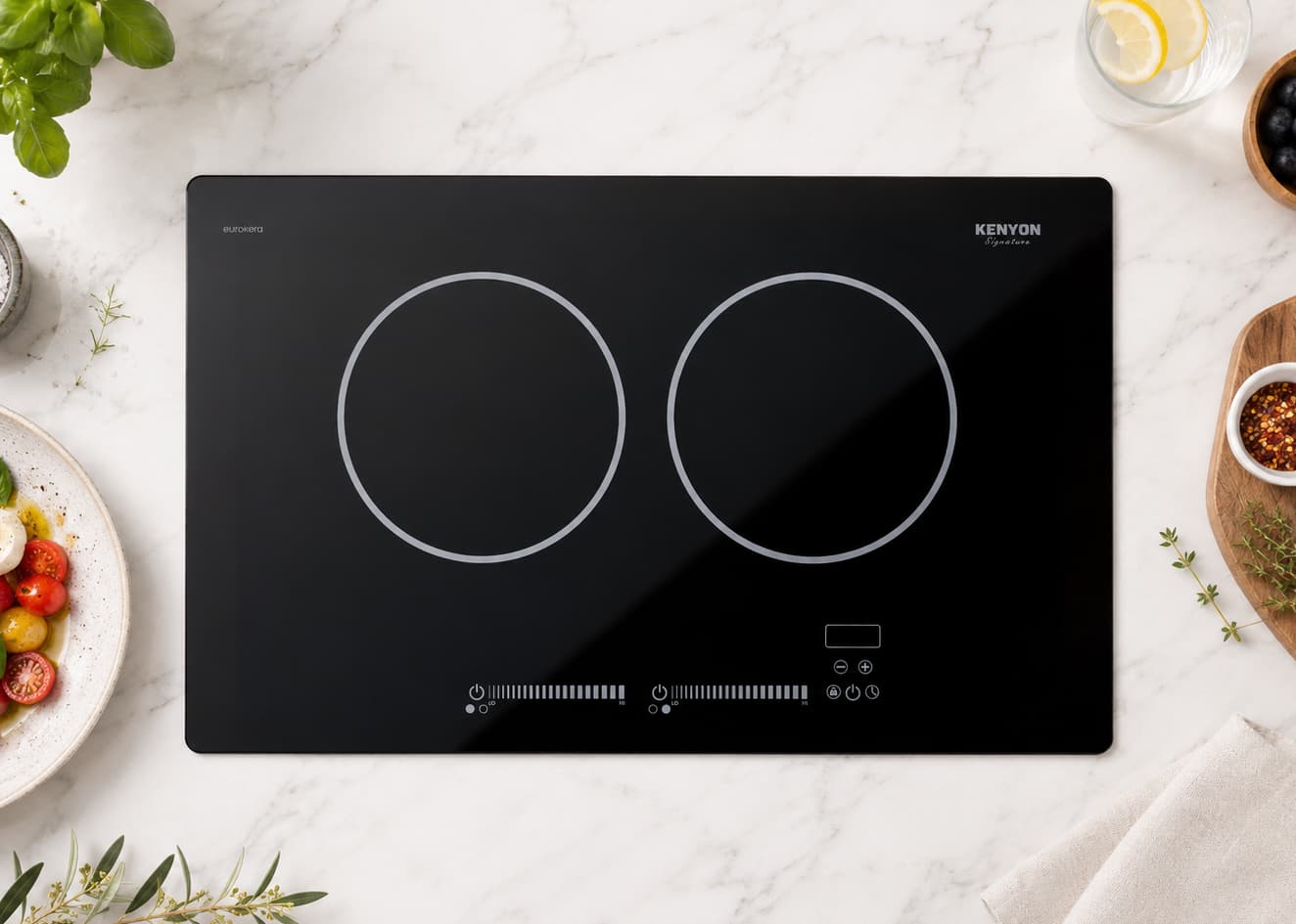 Kenyon Signature® Induction Cooktop- 2 Burner, Landscape