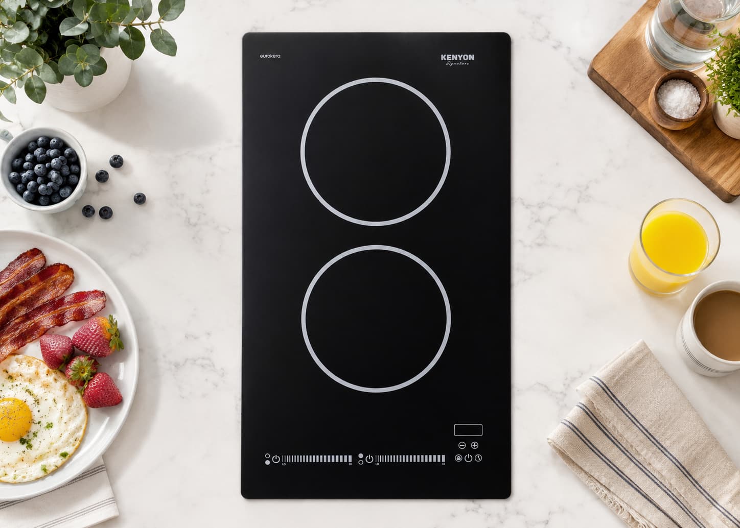 Kenyon Signature® Induction Cooktop- 2 Burner, Portrait
