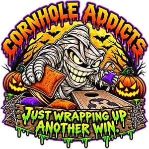 Mummy Addict Halloween – Competitive Style Tee - thumbnail 2