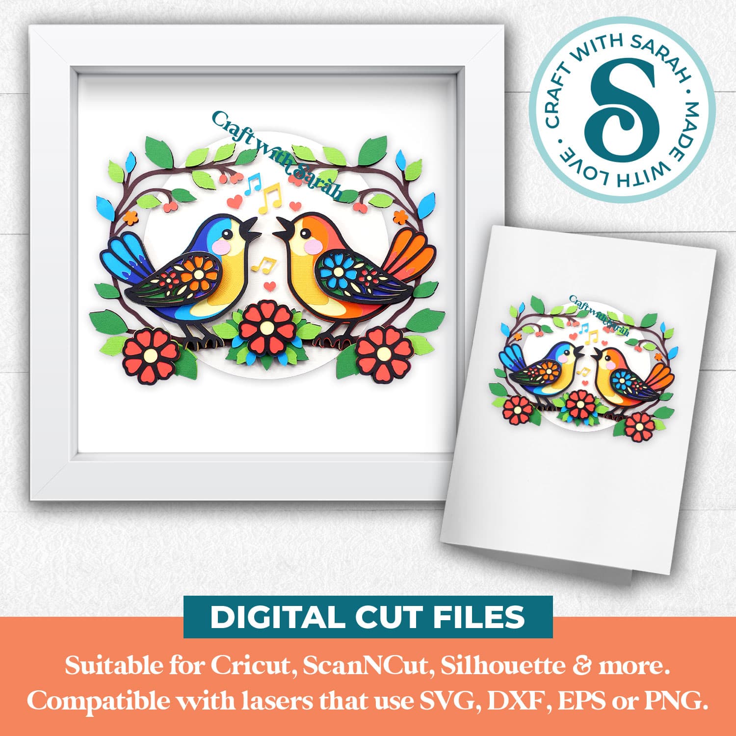 Folk Art Birds SVG - thumbnail 3