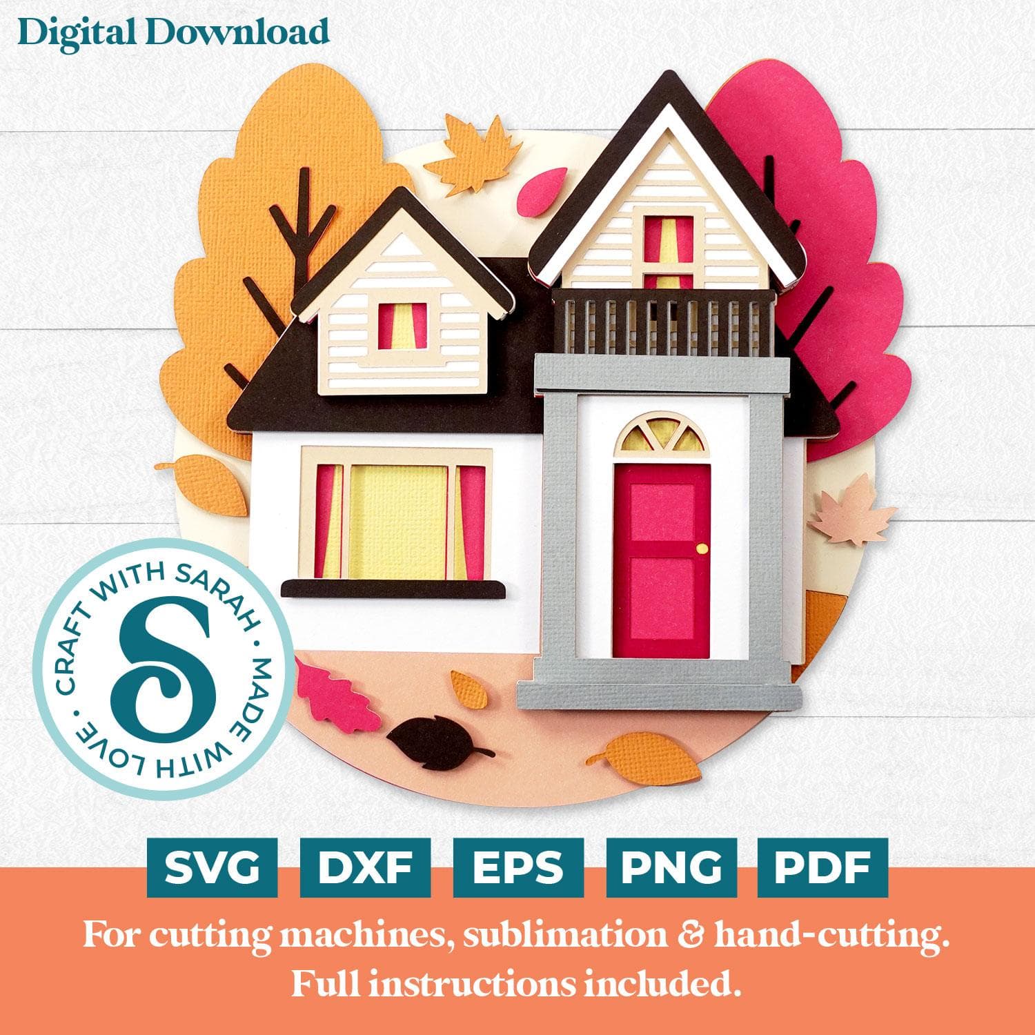 Autumn House SVG