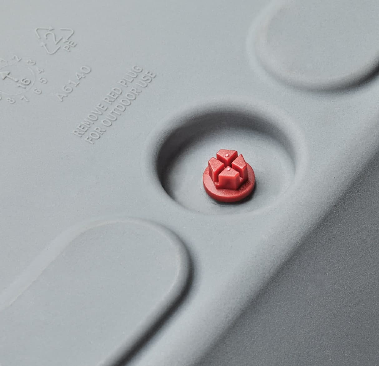 Red Plug for TruDrop Overflow - thumbnail 2