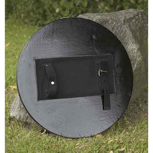 Red and Black Ready For Battle Round LARP Shield - thumbnail 2