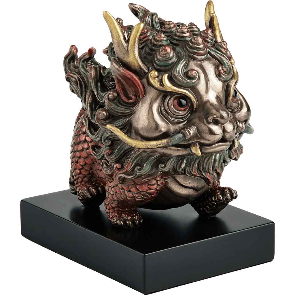 Noble Qilin Good Fortune Statue - thumbnail 4