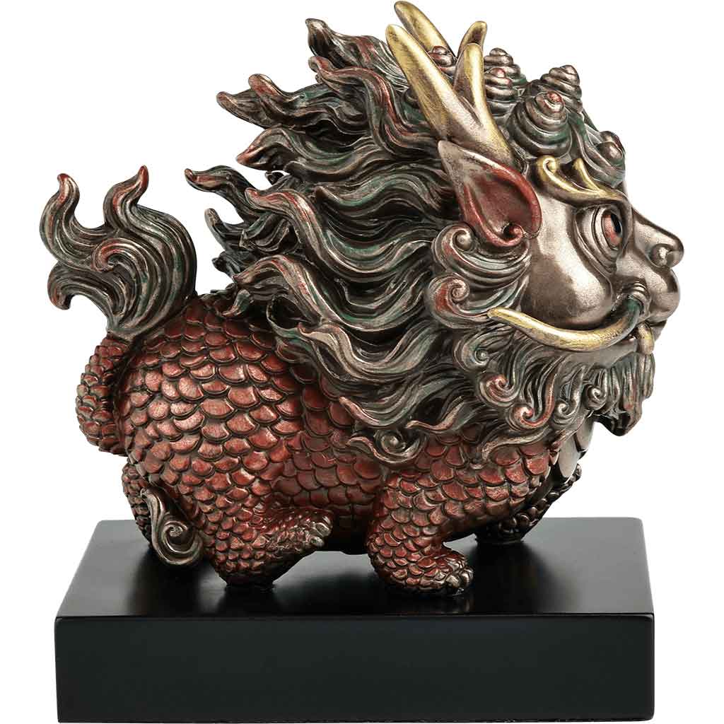 Noble Qilin Good Fortune Statue - thumbnail 5
