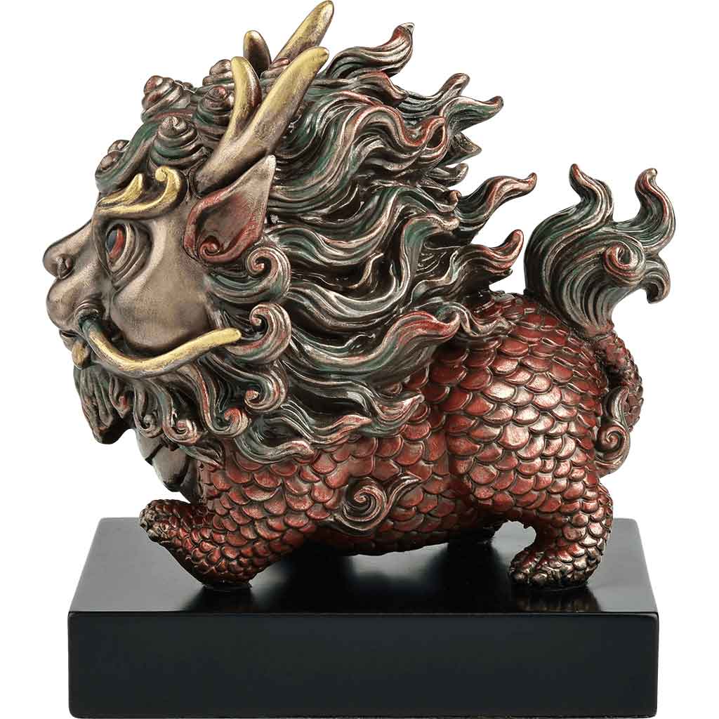 Noble Qilin Good Fortune Statue - thumbnail 9
