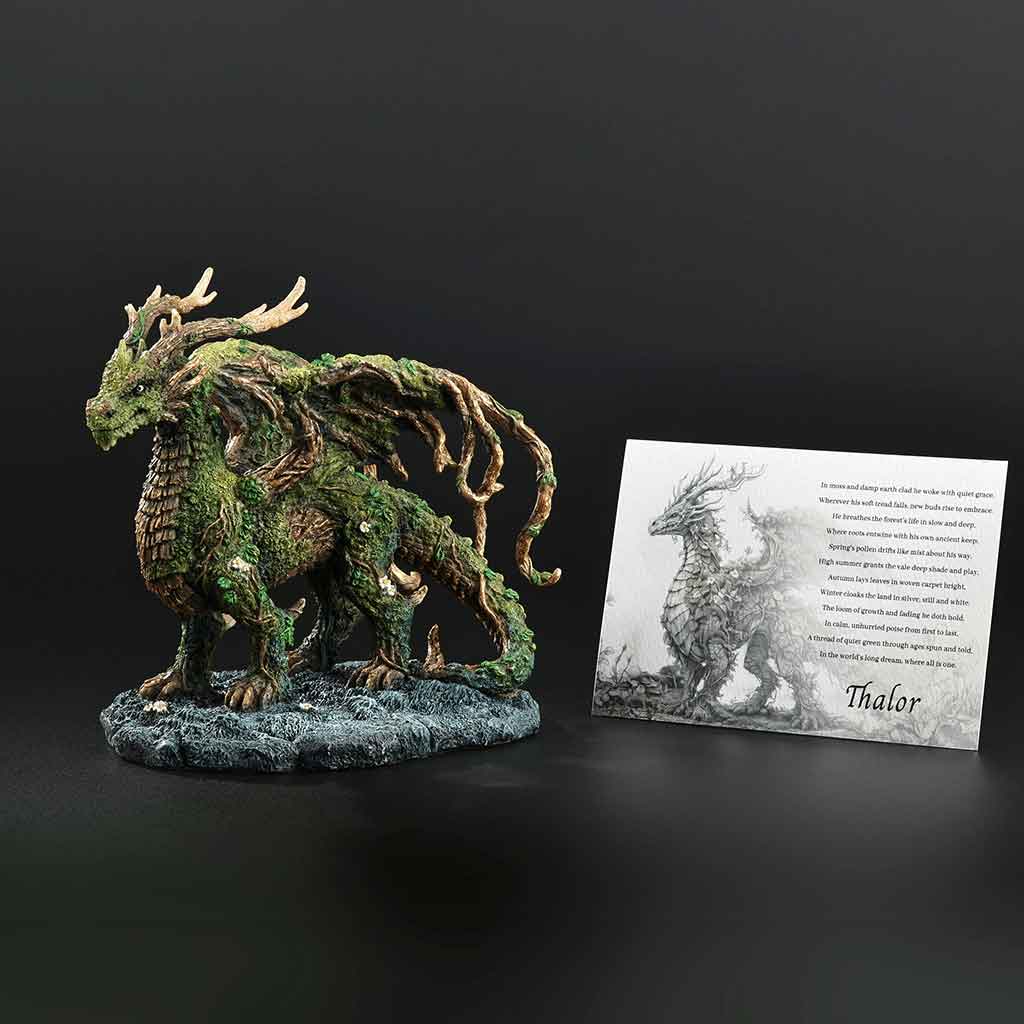 Thalor Grove Guardian Dragon Statue - thumbnail 7