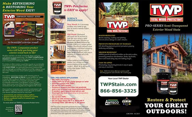 TWP 100 Series Wood and Deck Stain 5 Gallon - thumbnail 3