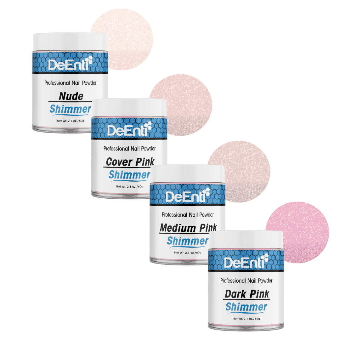 Medium Pink Shimmer Acrylic Powder – 2.1 oz - thumbnail 9