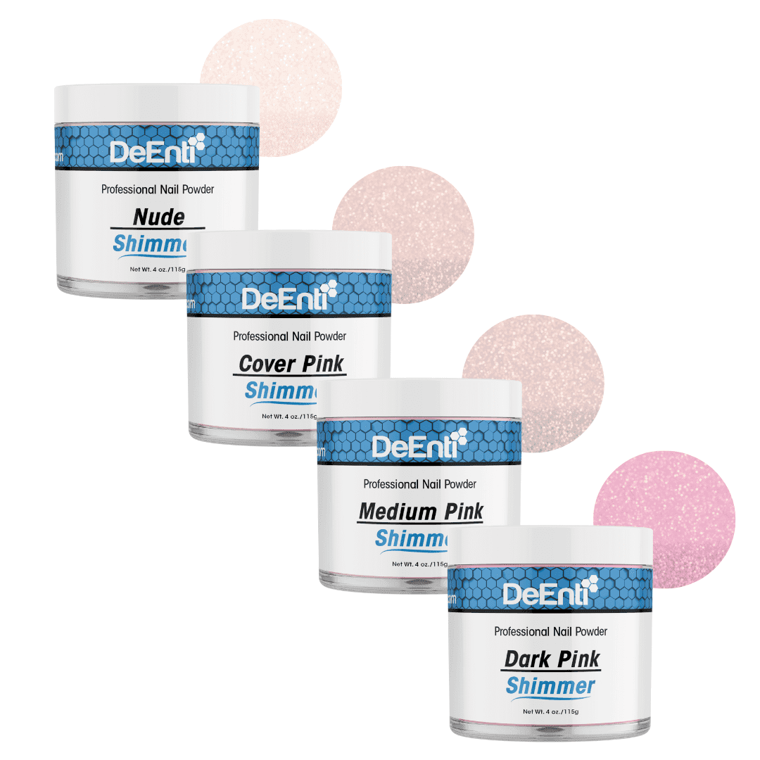 Medium Pink Shimmer Acrylic Powder – 4 oz - thumbnail 9