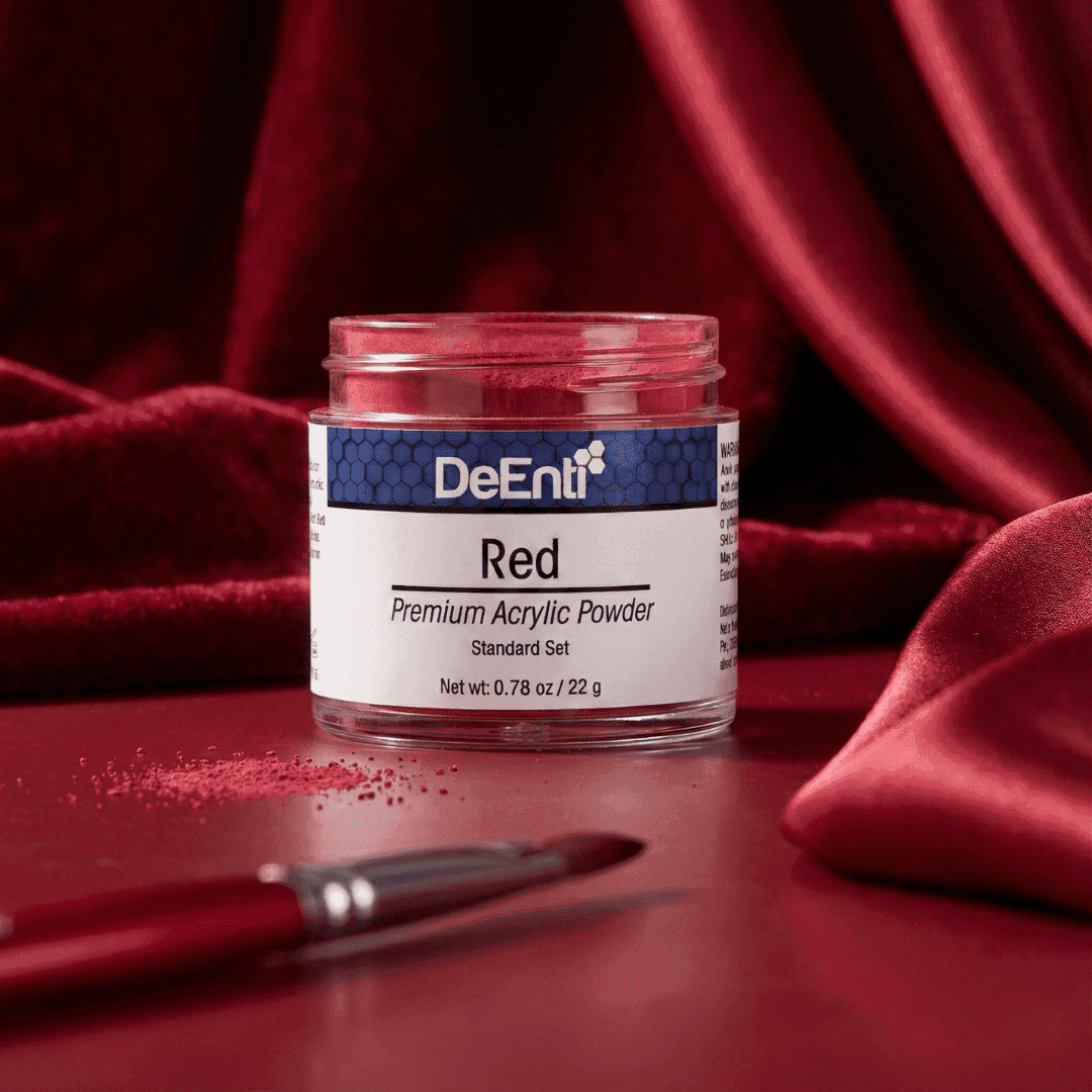 Red Acrylic Powder – 0.78 oz - thumbnail 4