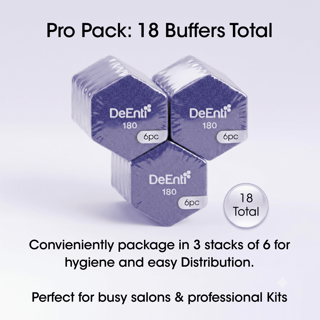 Premium Mini Nail Buffer – 100/180 Grit – 36 Pack - thumbnail 2