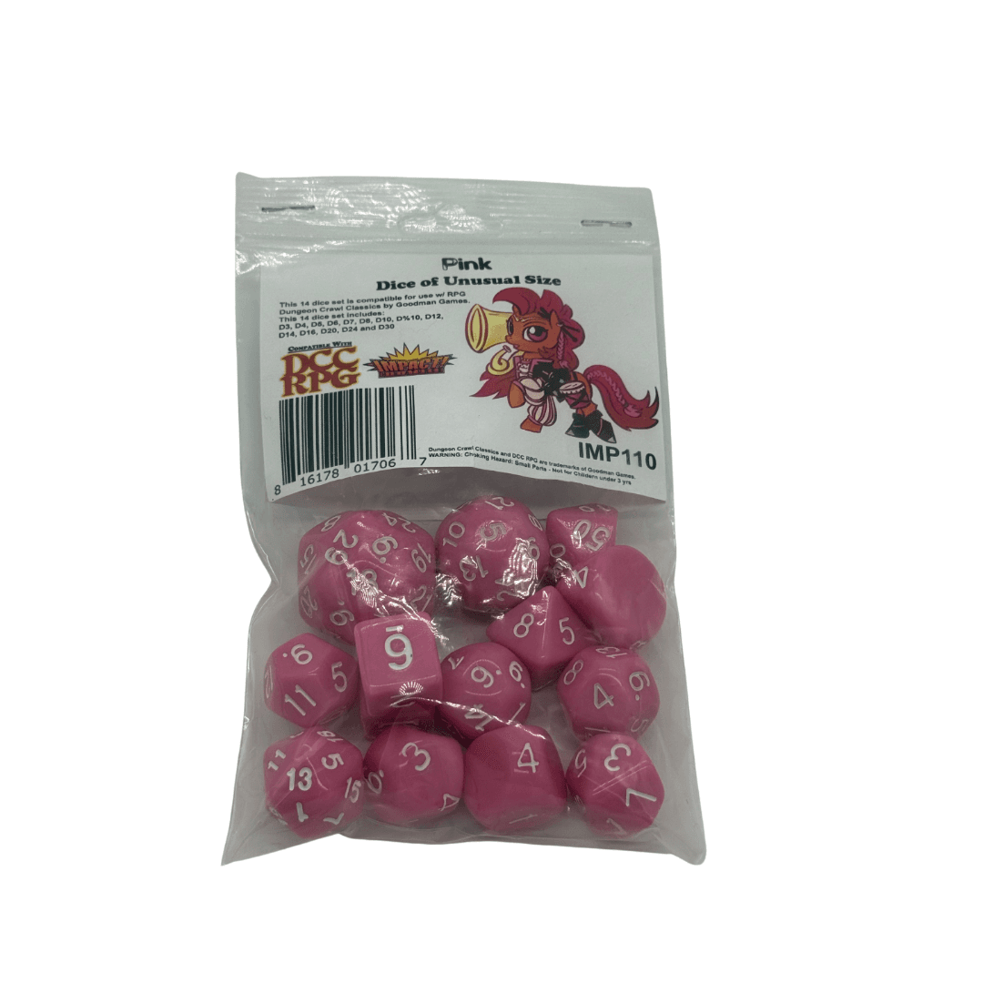 14 Dice of Unusual Size