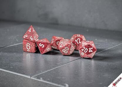 Chessex Speckled Lava Stone Polyhedral 7 Dice Set