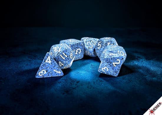 Chessex Speckled Ocean Stone Polyhedral 7 Dice Set