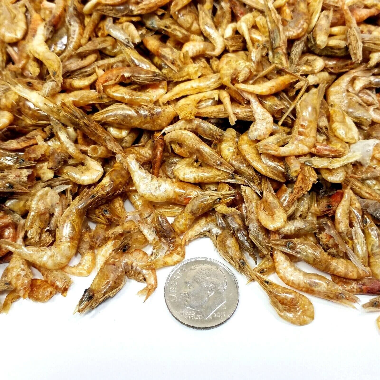 Red Shrimp, Freeze Dried .5-1.25″ Ideal for Most Fish, Koi, Turtles