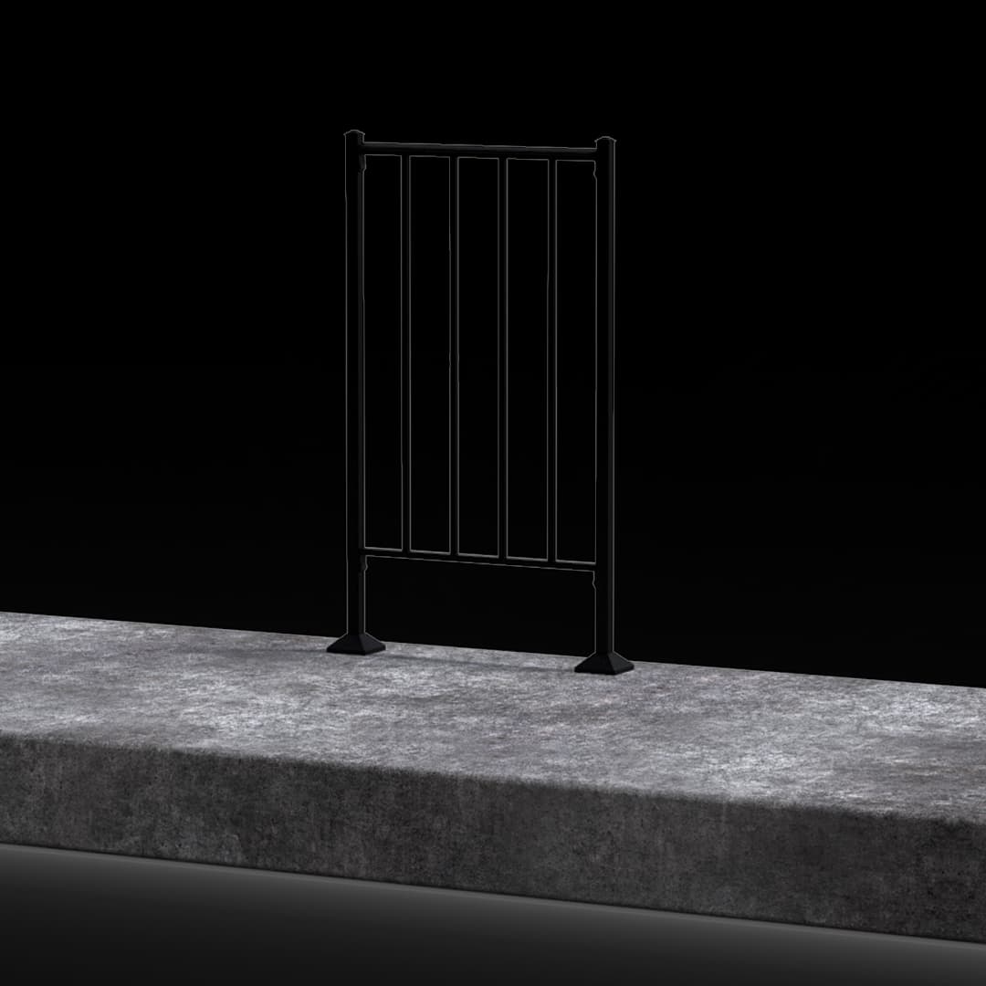 Level #19.5 – Wrought Iron Handrail for Porches and Patios