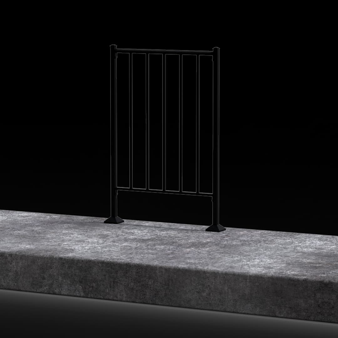 Level #23.5 – Wrought Iron Handrail for Porches and Patios