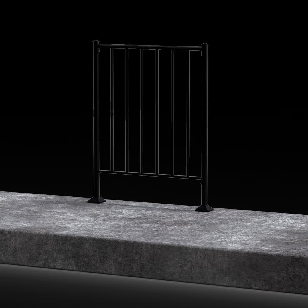 Level #27.5 – Wrought Iron Handrail for Porches and Patios