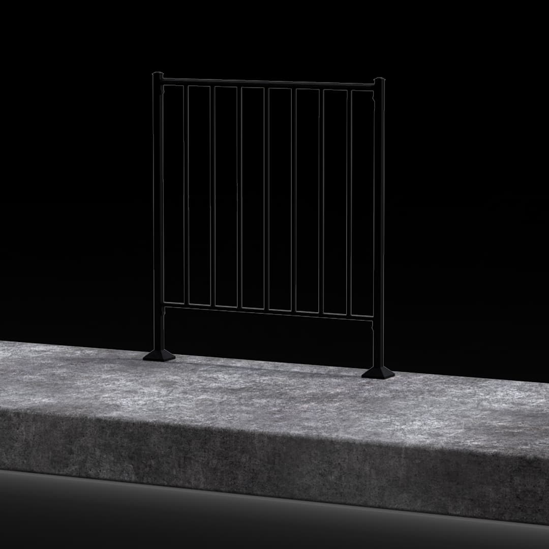 Level #31.5 – Wrought Iron Handrail for Porches and Patios