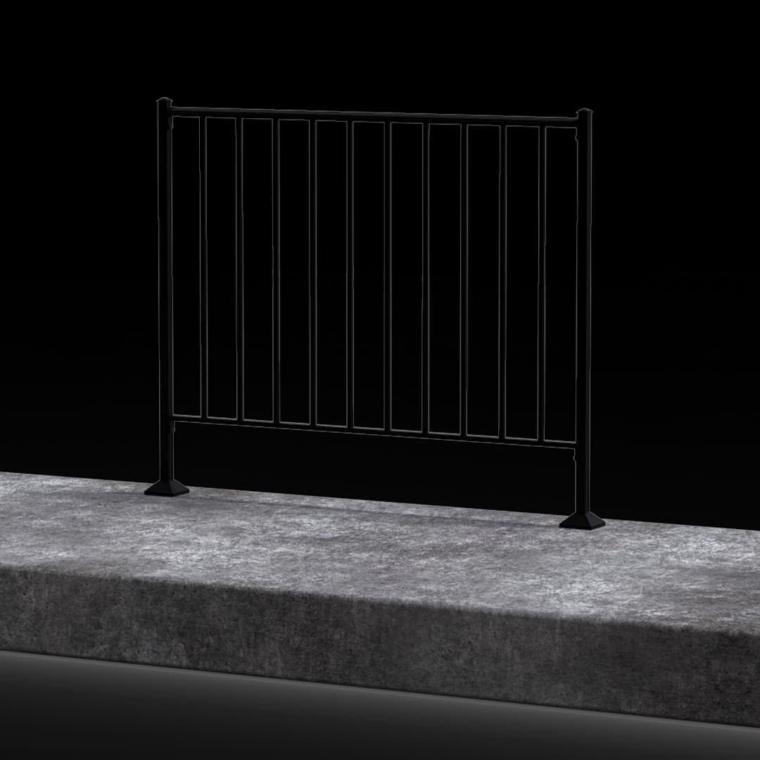 Level #43.5 – Wrought Iron Handrail for Porches and Patios