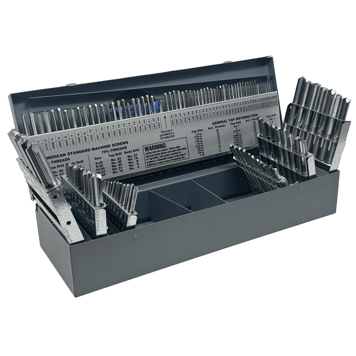 115pc CARBIDE Straight Flute Drill Bit Set – XF115