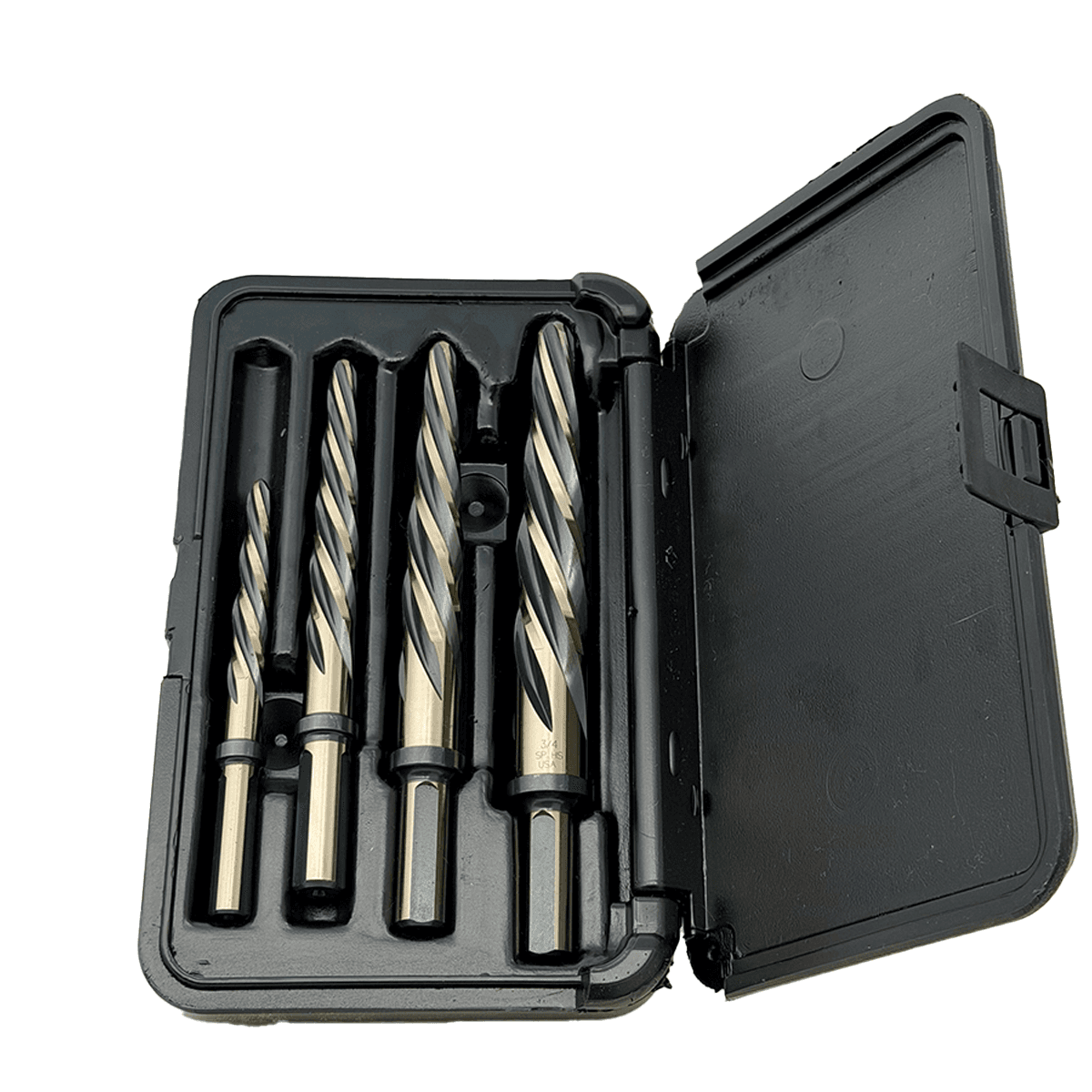 4pc Hole Expansion Reamer Set – USA Made 3-Flat Shank | High Performance