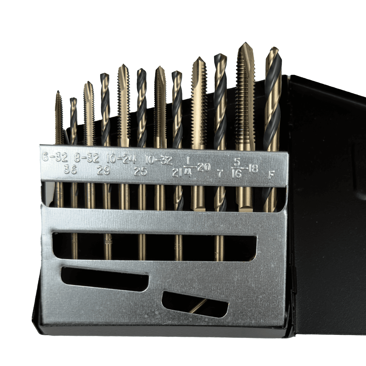 Tap & Drill Set – 12 Piece Premium Spiral Point Tap Set