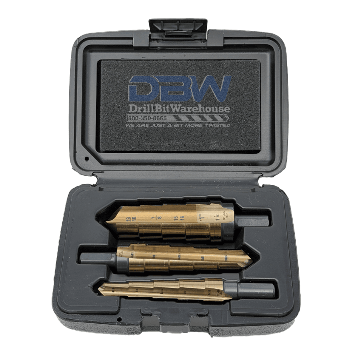 3-Piece HSS Step Reamer Set – USA Made