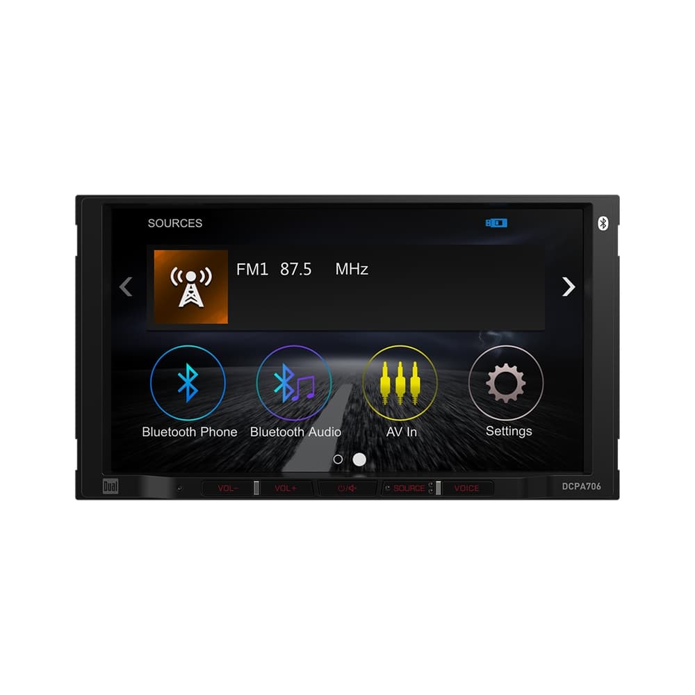 7″ AV Media Receiver with Apple CarPlay and Android Auto – DCPA706