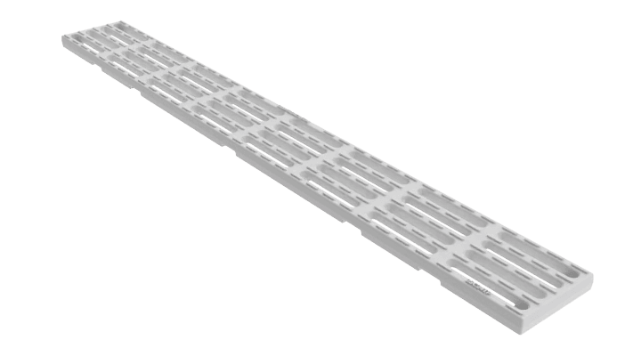 3-inch Wide ADA Compliant and Heel-Proof Plastic Grate | Light Duty