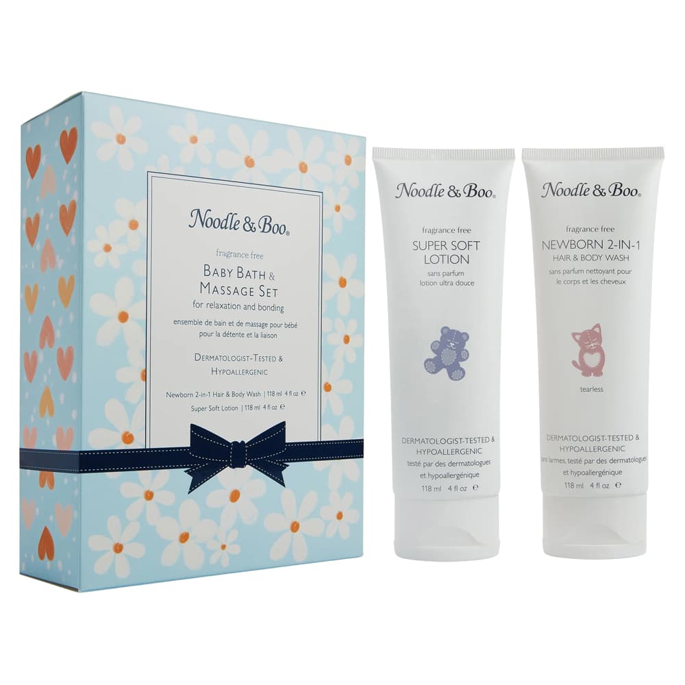 Baby Bath &amp; Massage Gift Set – Fragrance Free