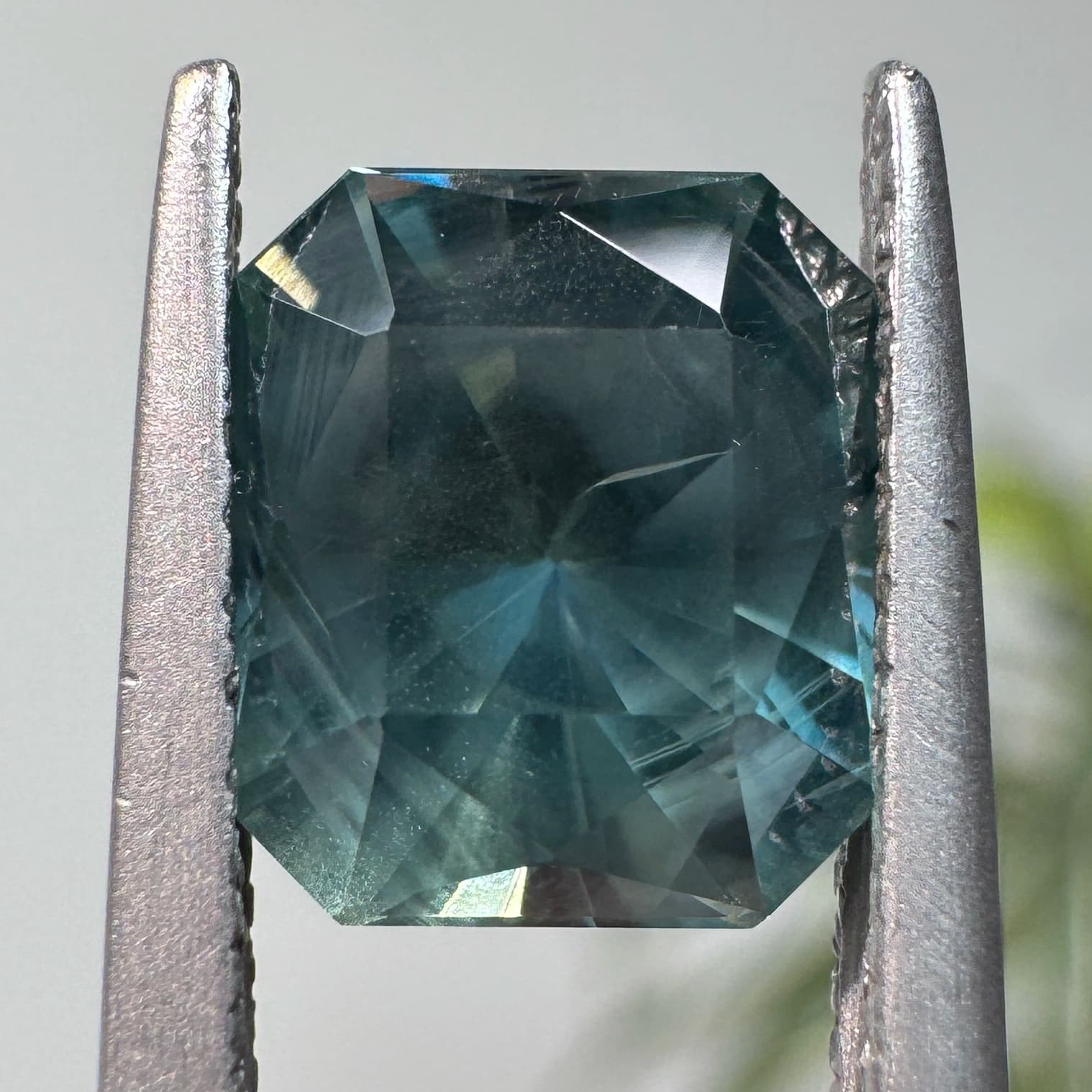 2.50ct Radiant Cut Montana Sapphire