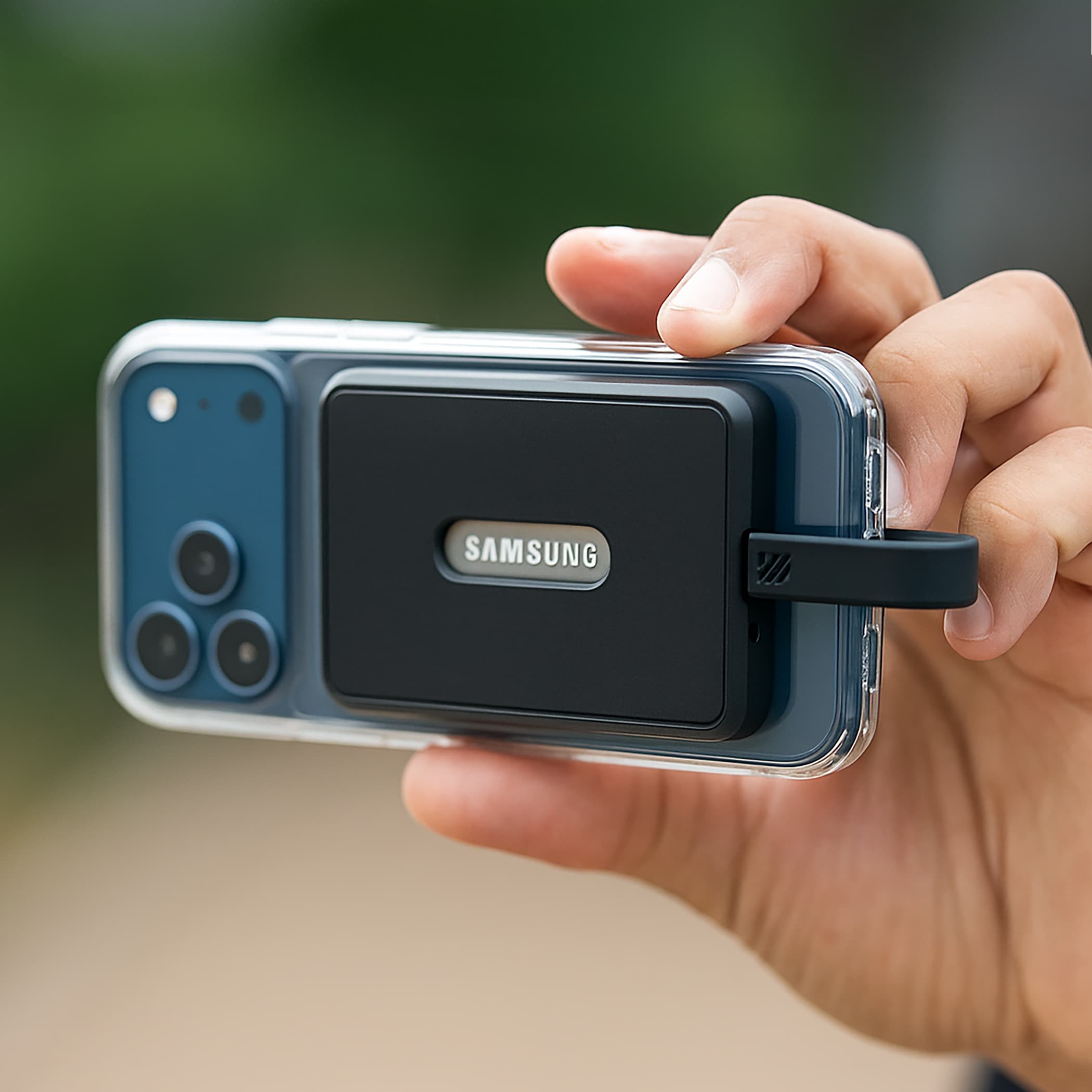Samsung T7 Portable SSD Case with High Speed (10Gbps) USB-C Data Transfer Cable - thumbnail 4