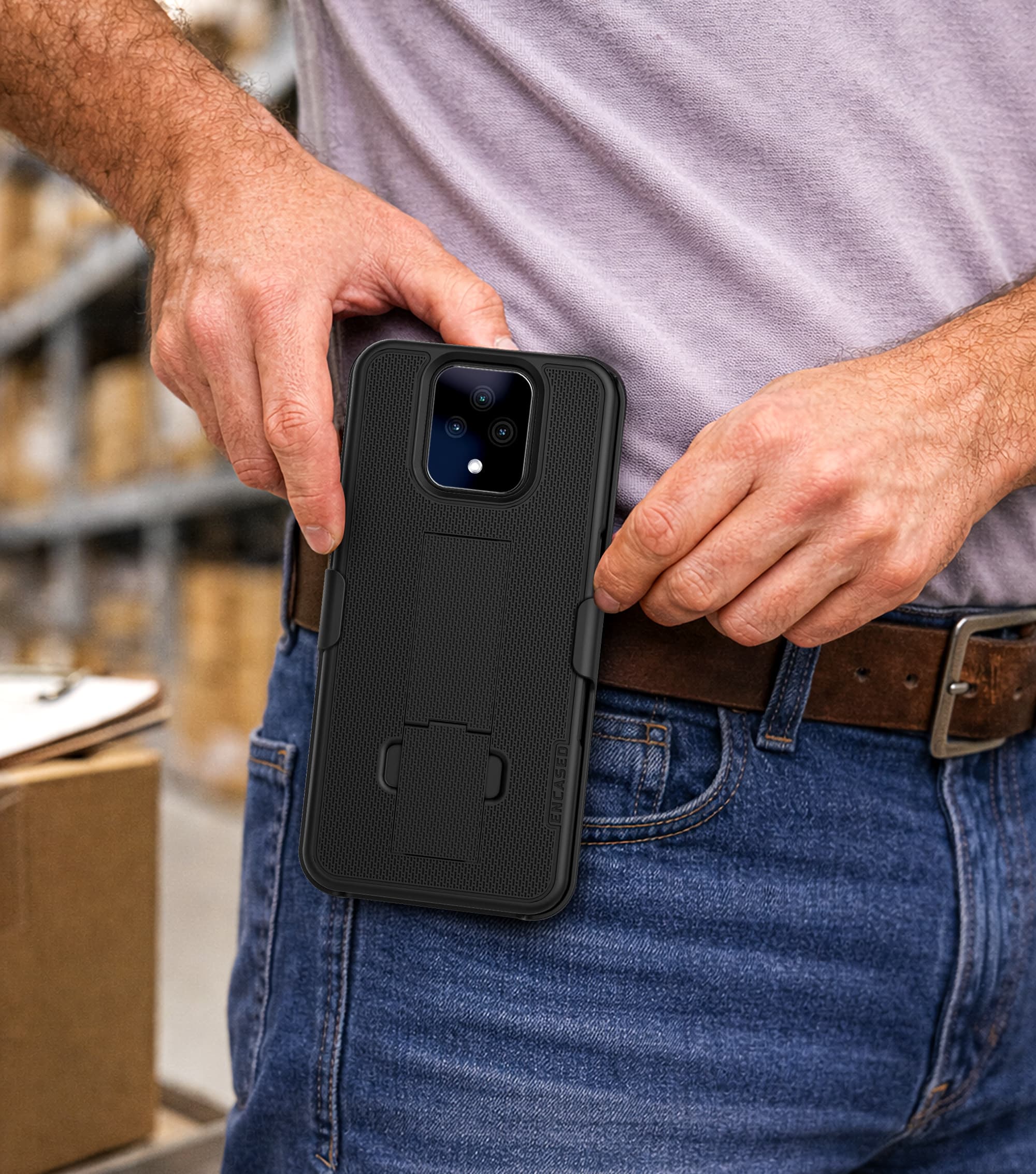 Sonim XP Pro DuraClip Case with Belt Clip Holster - thumbnail 4