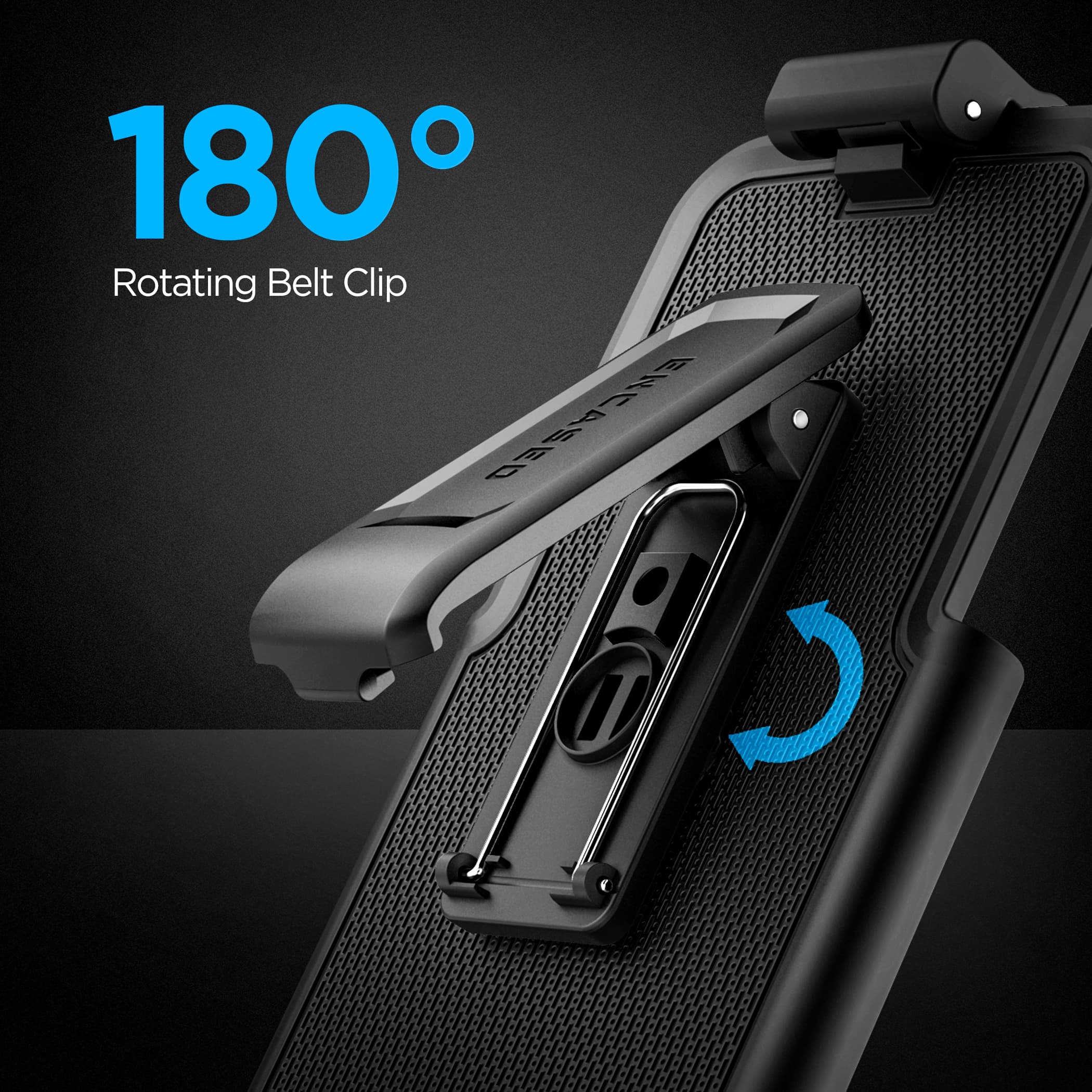 Belt Clip Holster for Otterbox React Case – Samsung Galaxy A36 - thumbnail 2