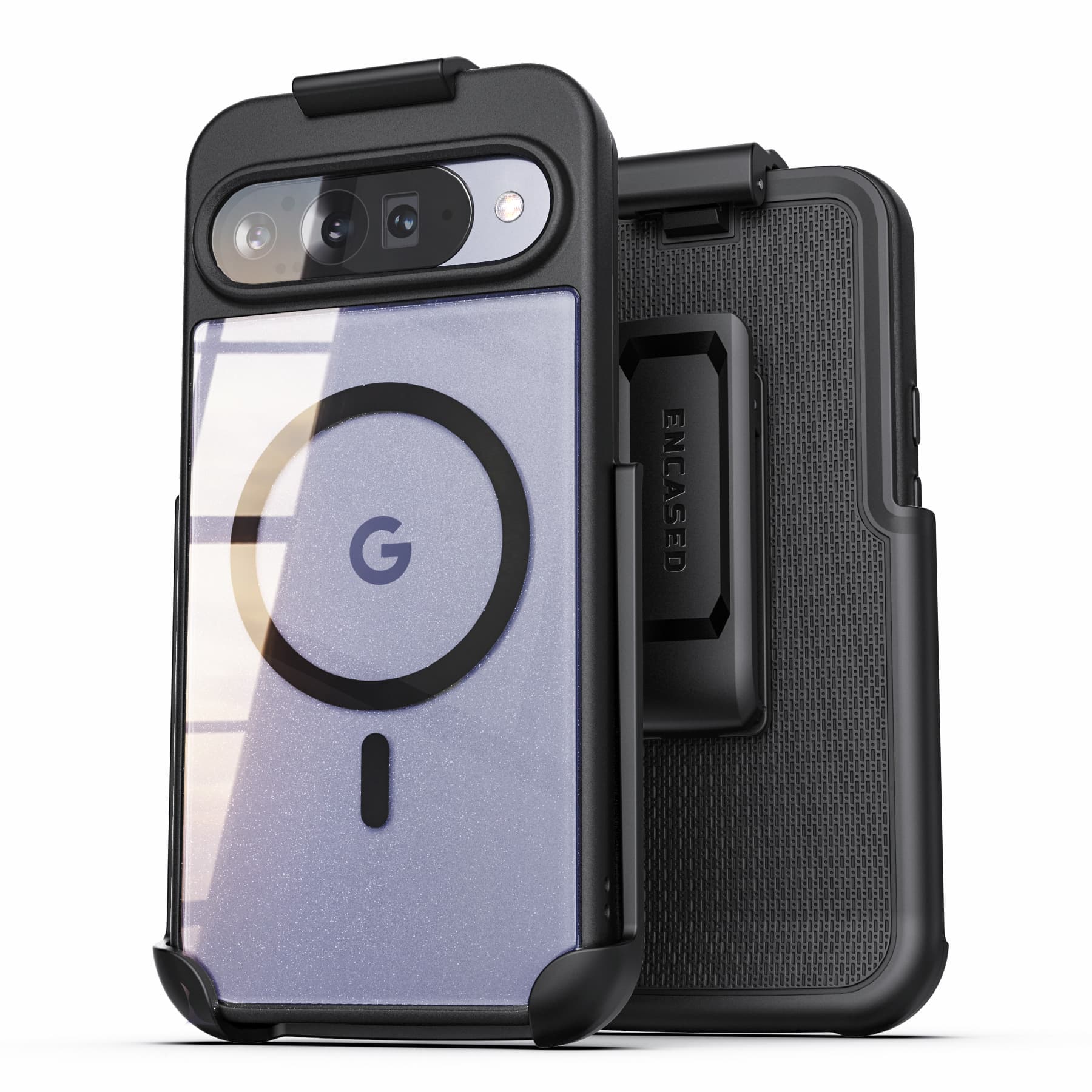 Encased SlimShield Belt Case for Google Pixel 11 Pro XL in Clear