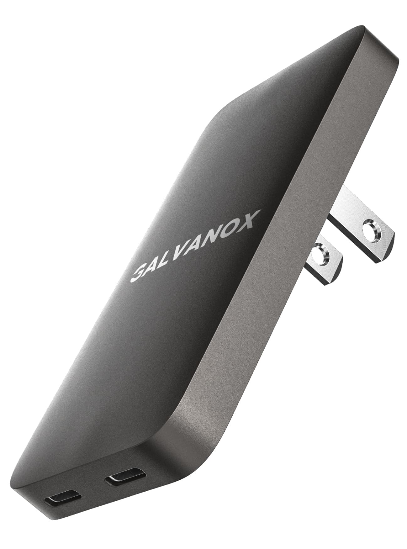 Galvanox 20W Ultra Slim Dual USB-C Wall Charger (Black)