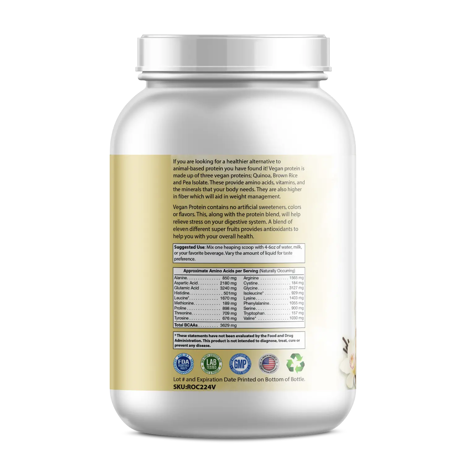 Pure Plant Protein – Vanilla - thumbnail 2