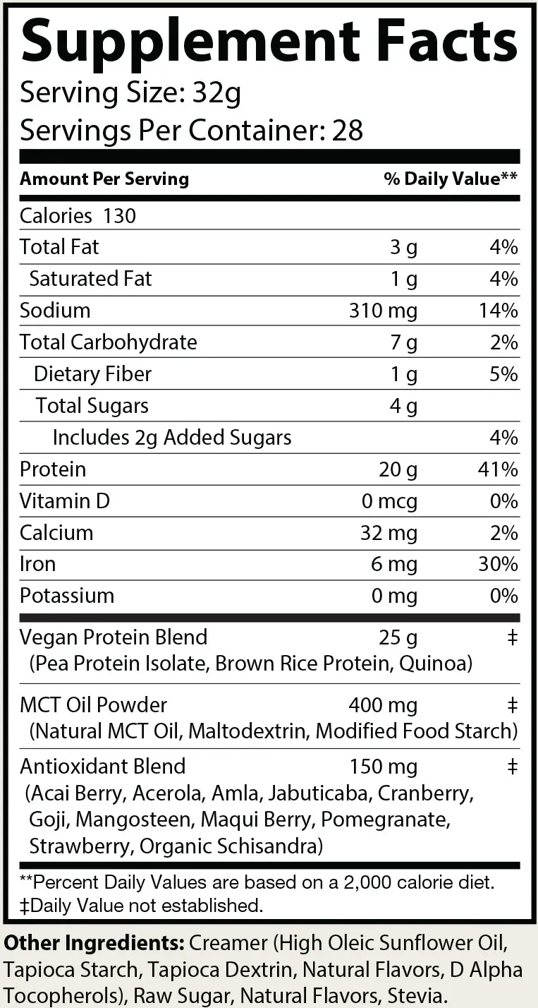 Pure Plant Protein – Vanilla - thumbnail 4