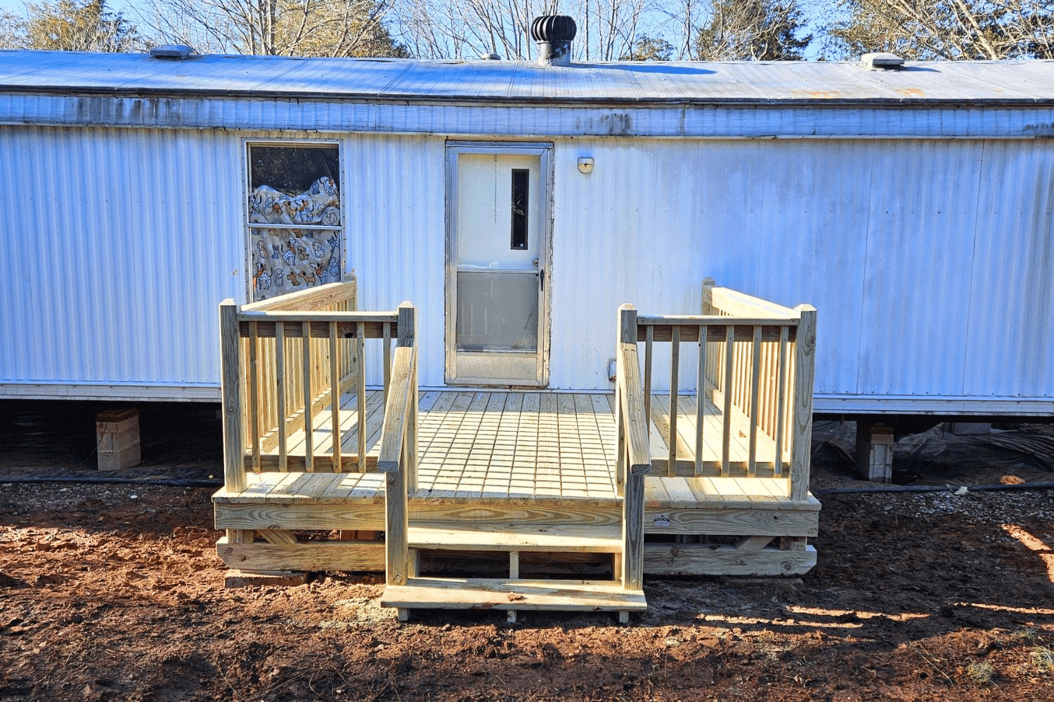 10×10 Mobile Home Deck