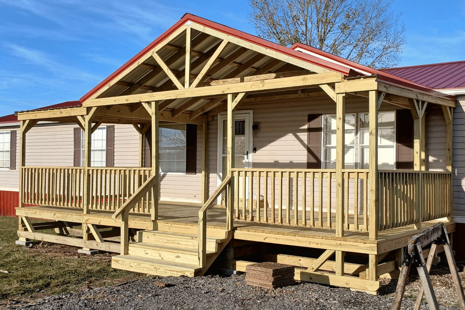 12×28 Mobile Home Deck
